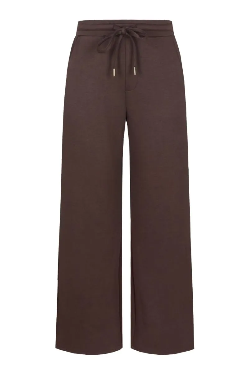 CS The Label Penelope Pants Mocha Brown, damesbroek in mokkabruin